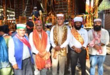 समाजसेवी सुभाष चंद्र शर्मा ने पिरिडी महादेव मंदिर में टेका माथा