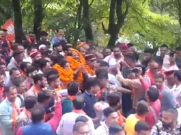 हर्ष महाजन के चंबा प्रवास के दौरान भाजपा में उजागर हुई गुटबाजी