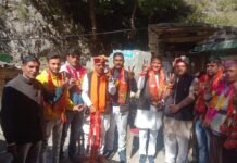 रिटायर्ड प्रिंसिपल रमेश शर्मा ने भाजपा के समर्थन में वापस लिया अपना नाम