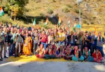 जोंगा और बुआई में बढ़ चढ़कर दिया लोगों ने सुंदर सिंह ठाकुर को समर्थन