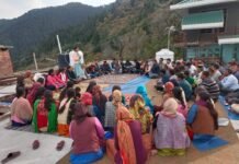 राजगढ़ : भाजपा पच्छाद प्रत्याशी रीना कश्यप ने चुनाव प्रचार किया तेज