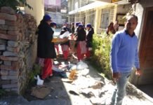 भरमौर : भरमौर में स्कूल परिसर में चलाया गया सफाई अभियान