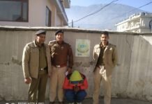 कुल्लू : पुलिस ने 27 ग्राम चिट्टा के साथ किया व्यक्ति गिरफ्तार