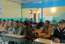 भरमौर : रा० व० मा० पाठशाला गरोला में स्कूल शिक्षा संवाद का हुआ आयोजन