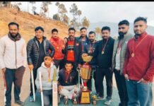 राजगढ़ : चौहान ब्रदर्स शमोगा द्वारा आयोजित क्रिकेट प्रतियोगिता का हुआ समापन