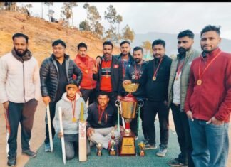 राजगढ़ : चौहान ब्रदर्स शमोगा द्वारा आयोजित क्रिकेट प्रतियोगिता का हुआ समापन