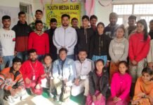 राजगढ़ : राजगढ़ के पझौता में युथ मिडिया क्लब ने किया युवाओं को जागरूक