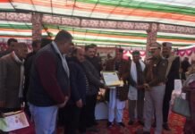 ऊना : अश्वनी कुमार को हिमाचल सरकार द्वारा किया गया सम्मानित