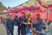 राजगढ़ : कुफरधार में चल रही क्रिकेट प्रीमियर लीग का हुआ समापन