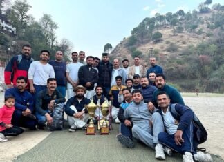 राजगढ़ : पुलिस विभाग के नाम रही नेहरु मैदान में आयोजित क्रिकेट प्रतियोगिता