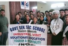 राजगढ़ : फागू स्कूल के टूरिज्म सेक्टर के विद्यार्थियों ने NFCI सोलन मे किया औद्योगिक भ्रमण