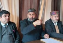 चंबा : भाजपा प्रदेश सचिव जयसिंह ने लगाए मुख्यमंत्री व सदर विधायक पर संगीन आरोप