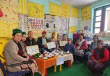 किन्नौर : कल्पा में किया गया आंगनवाड़ी स्तर पर जागरूकता शिवर का आयोजन