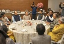 शिमला : राष्ट्रीय विधायक सम्मेलन की प्रारम्भिक बैठक में पहुंचे विधानसभा अध्यक्ष
