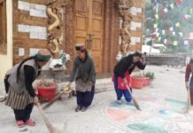 किन्नौर : पूह विकास खंड में आयोजित किया गया विशेष सफाई अभियान