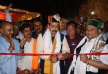 सिरमौर : विक्रमादित्य सिंह ने किया 1.50 करोड़ की लागत से बना दनोई पुल का उदघाटन