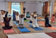 एनएचपीसी पार्बती जलविद्युत परियोजना चरण-II में 9वें अंतर्राष्ट्रीय योग दिवस का हुआ आयोजन