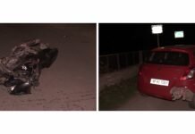 मंडी : सुंदरनगर में नरेशचौक के समीप स्विफ्ट कार से टकराया बाइक सवार