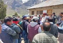 लाहौल : तांदी बाँध संघर्ष समिति ने किया न्यू हाइड्रो पॉलिसी का विरोध