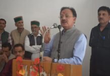 सिरमौर : शिलाई विधानसभा क्षेत्र का सर्वांगीण विकास किया जाएगा सुनिश्चित- हर्षवर्धन चैाहान