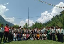 मनाली : हिन्दुस्तान स्काउट्स एंड गाइड्स एसोसिएशन का पांच दिवसीय प्रशिक्षण शिविर संपन्न
