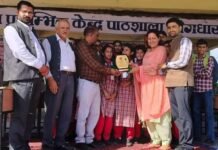 राजकीय वरिष्ठ माध्यमिक विद्यालय बोगधार में नोहरा ब्लाक में युवा संसद का आयोजन किया गया ।
