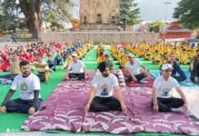 भरमौर : आयुष विभाग भरमौर द्वारा चौरासी परिसर में मनाया गया योग दिवस