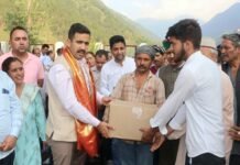 मंडी : लोक निर्माण मंत्री ने बालीचौकी में की राहत-पुनर्वास कार्यों की समीक्षा