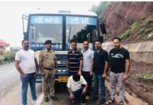 एसआईयू टीम ने बस में सवार व्यक्ति से पकड़ा चिट्टा