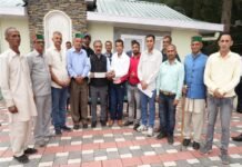 ददाहू नंबरदार यूनियन ने मुख्यमंत्री राहत कोष में दिया एक लाख एक हजार का योगदान : यशवंत ठाकुर
