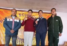 डी०ए०वी० सराहां के विद्यार्थियों का कुश्ती प्रतियोगिता में राष्ट्रीय स्तर पर हुआ चयन