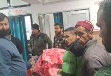 गैमन ब्रिज के पास खाई में गिरी कार, पति-पत्नी घायल