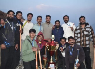 कोठिया जाजर टीम ने एक लाख व ट्रॉफी की अपने नाम