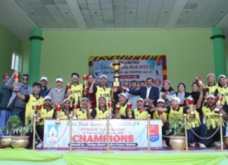 नाथपा झाकड़ी हाइड्रो पावर स्टेशन जीती आंतर परियोजना क्रिकेट प्रतियोगिता