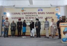 सिरमौर : इटरनल यूनिवर्सिटी में राष्ट्रीय विज्ञान दिवस के रूप में मनाया गया वैज्ञानिक उत्सव