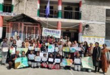 गवर्नमेंट मॉडल सीनियर सेकेंडरी स्कूल राजगढ़ द्वारा विश्व जल दिवस मनाया गया