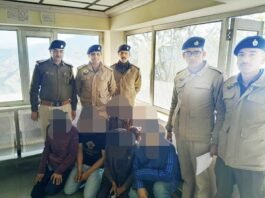 शिमला :- कोटखाई में चिट्टा सप्लायर के बड़े रेकेट का भंडाफोड़, छह आरोपी गिरफ्तार