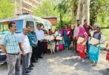 नाथपा झाकड़ी परियोजना ने रामपुर में सफाई कर्मचारियों का जांचा स्वास्थ्य