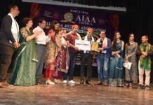 शिमला : सामाजिक संस्था नृत्यांजली नेशनल अवार्ड से सम्मानित