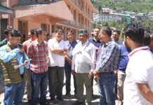 किन्नौर : राजस्व मंत्री ने ठाकुर सैन नेगी राजकीय महाविद्यालय रिकांग पिओ का किया निरीक्षण