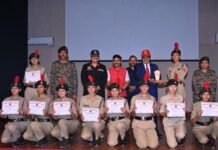 एनसीसी कैडेट्स ने उत्तीर्ण की BEE तथा CEE प्रमाण पत्र परीक्षा ।