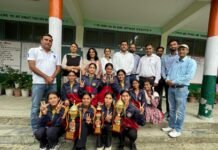 अण्डर- 19 छात्रा वर्ग की जिलास्तरीय खेलकूद प्रतियोगिता में मांडियाघाट पाठशाला ने किया तीन ट्रॉफियों पर कब्जा