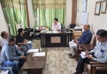 महात्मा गांधी जयंती कार्यक्रम संबंधी बैठक का आयोजन