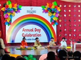 यूरोकिड्स प्रीस्कूल, चक्कर ने उत्साह और खुशी के साथ वार्षिक दिवस मनाया!