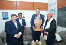 एसजेवीएन के अध्यक्ष एवं प्रबंध निदेशक राजकुमार चौधरी ने किया रामपुर परियोजना का दौरा