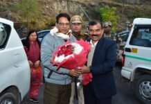 संयुक्त सचिव (हाइड्रो) ने किया नाथपा झाकड़ी हाइड्रो पॉवर स्टेशन का दौरा