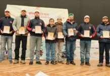 सड़क सुरक्षा अभियान के तहत छोलटू में नेत्र जांच शिविर आयोजित