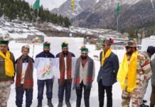 रकच्छम ग्राम पंचायत में तीन दिवसीय हिम मूर्तिकला पर कार्यशाला आयोजित