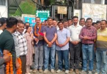 सेवानिवृत होने पर ईएनसी जोगिन्द्र चौहान का राजगढ़ में हुआ गर्मजोशी से स्वागत