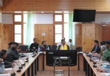 राजस्व मंत्री ने ली साडा क्षेत्र की बैठक